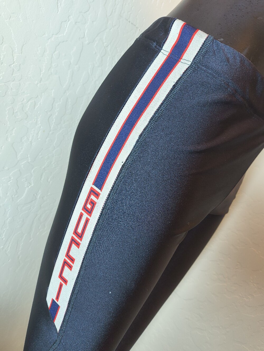 Gucci Sport Woven Logo Black Spandex Elastic Waist Stretchy Legging Pants Sz. XS - Picture 5 of 11